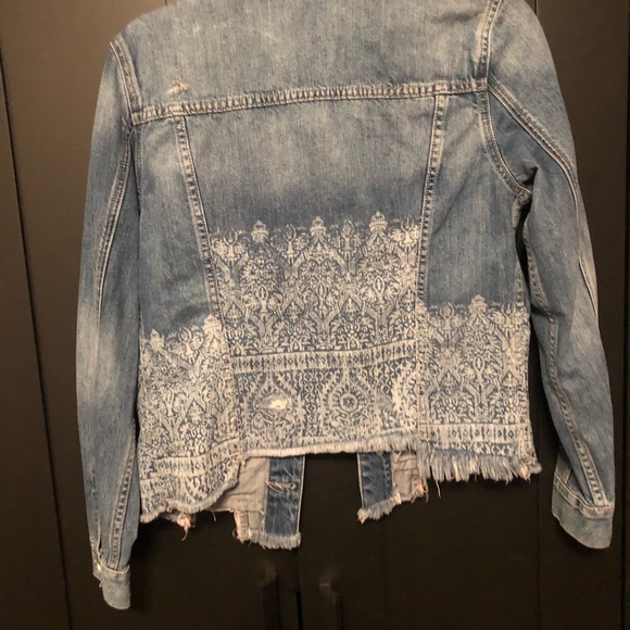 BLANKNYC bleach print denim jacket - Picture 2 of 2